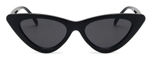 Zwarte cateye zonnebril