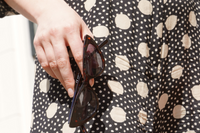 Dierenprint cateye zonnebril